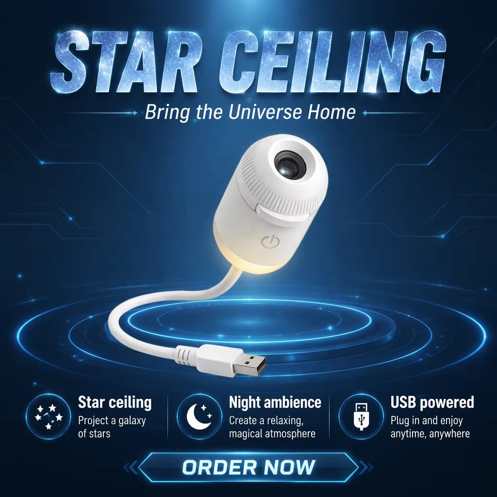 Galaxy Star Projector Night Light